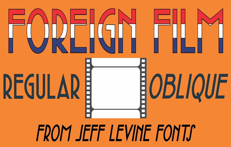 Foreign Film Jnl Font Family Free Download