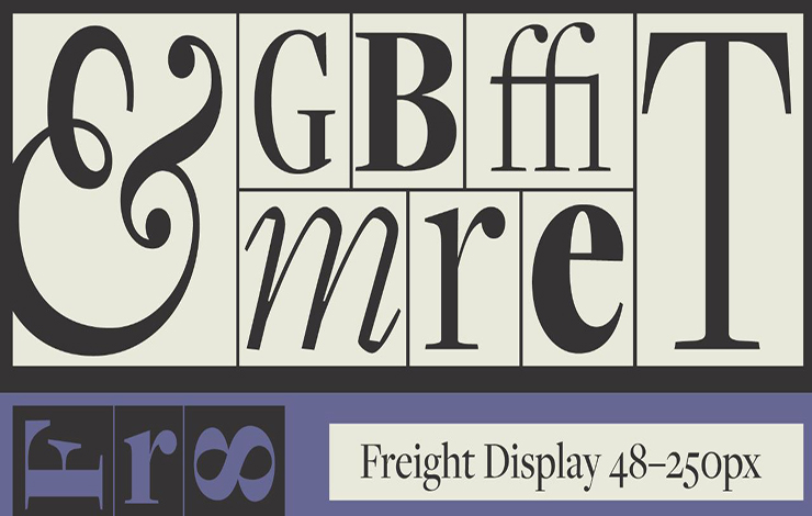 Freight Display Pro Font Family Free Download