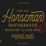 Horseman Font Family Free Download