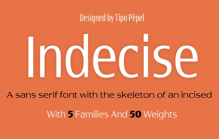Indecise Font Family Free Download