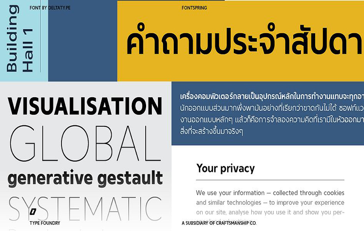 Mero Thai Font Family Download