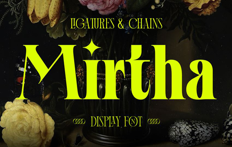 Mirtha Display Font Family Free Download
