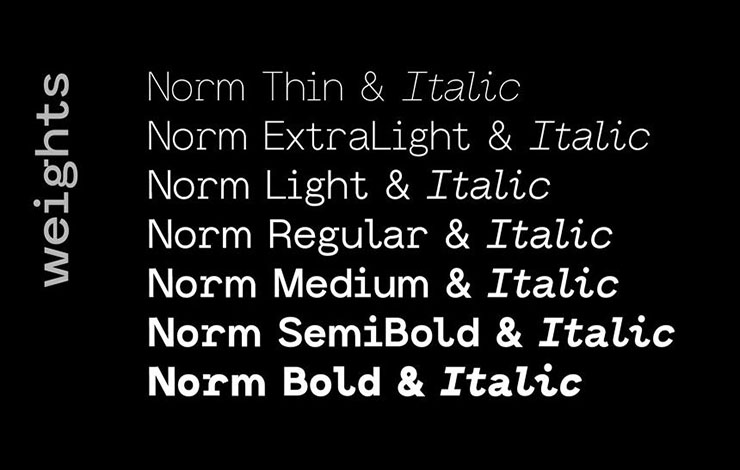 Norm Sans Font Family Download