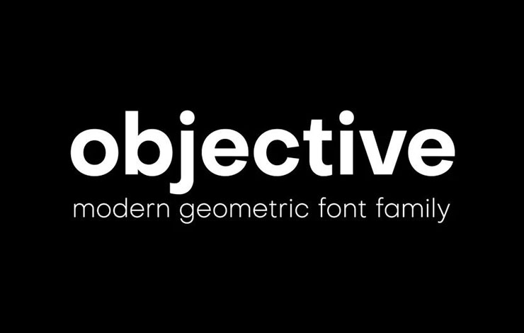 Objective Font Family Free Download