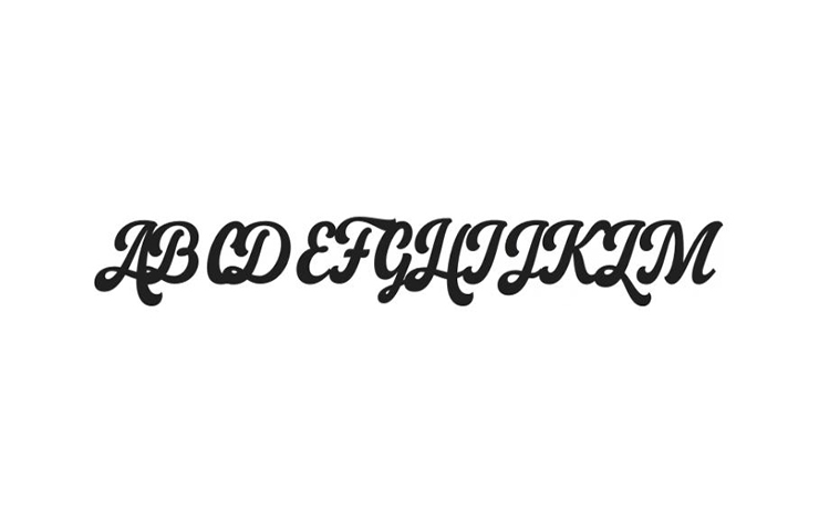 Roadhouse Script Oblique Font Famiy Download