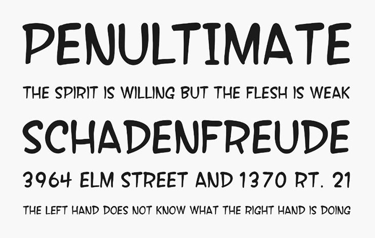 SF Wonder Comic Font Family Download