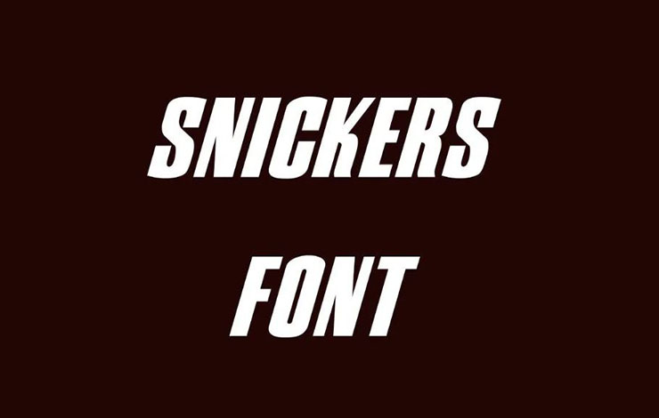 Snickers Font Family Free Download