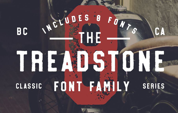 Treadstone Font Family Free Download