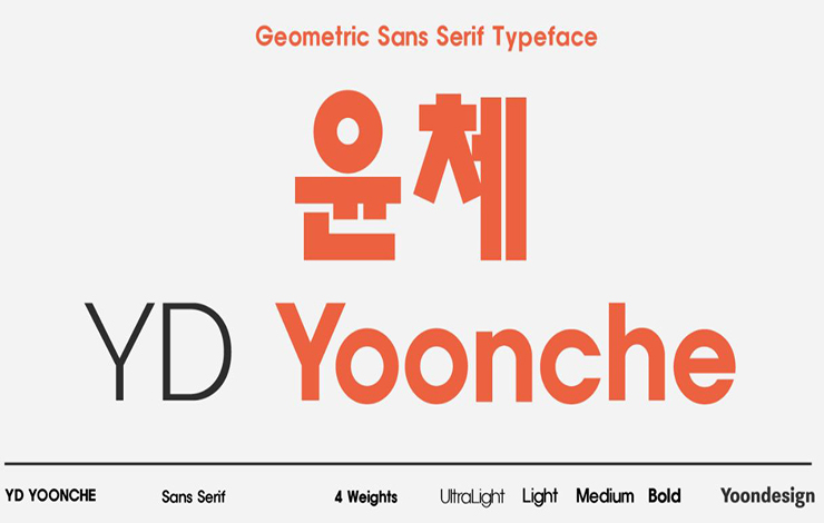 YD Yoonche Bold Font Family Free Download