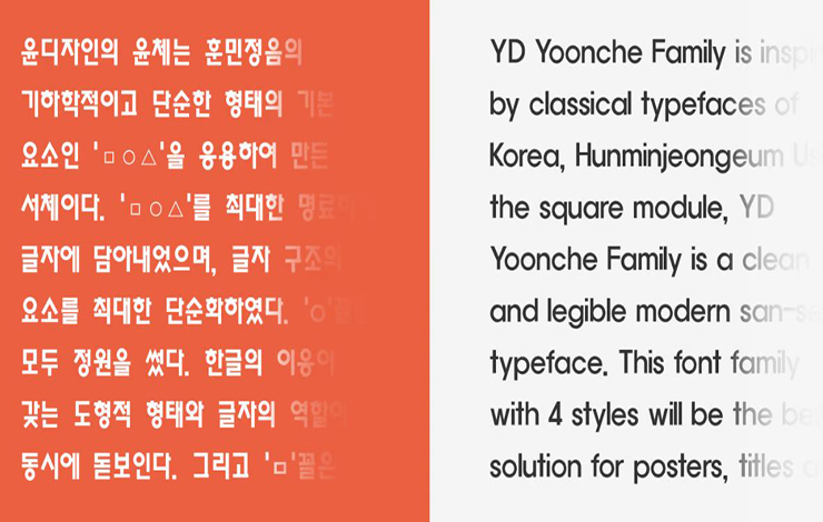 YD Yoonche Bold Font Free Download