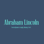 Abraham Lincoln Font Family Free Download