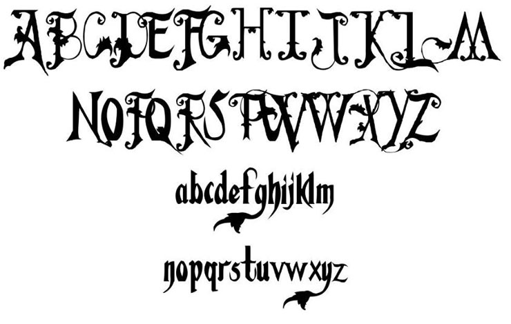 Addams Family Font Family Download