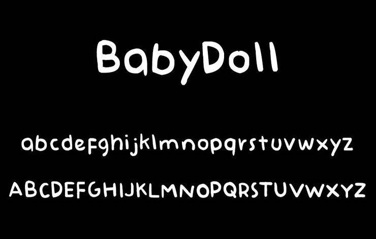 Baby Doll Font Free Download