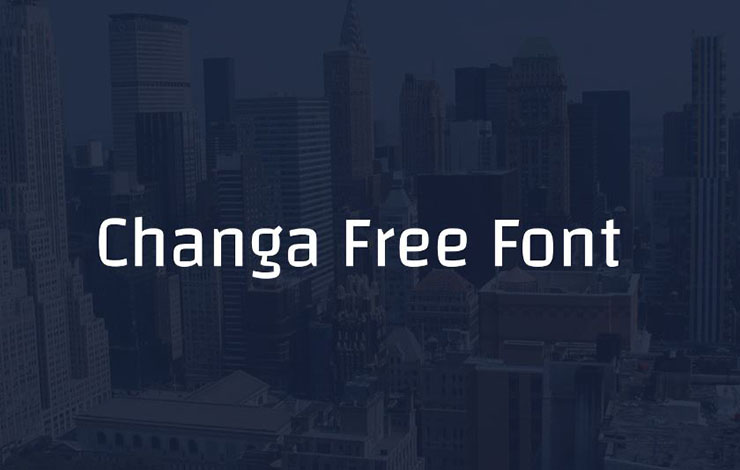 Changa Font Family Free Download