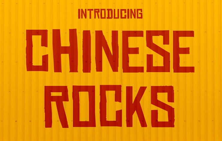 Chinese Rocks Font Family Free Download