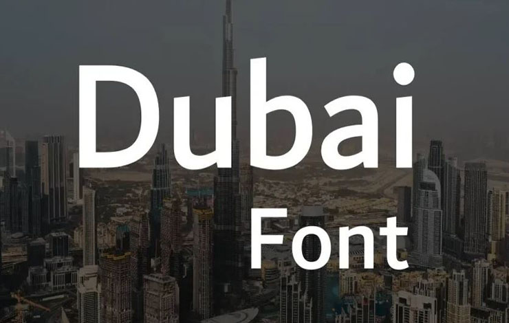 Dubai Font Family Free Download