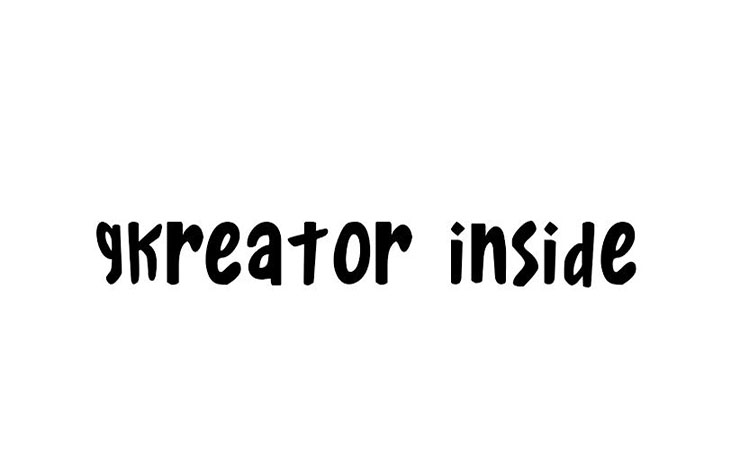 Gkreator Inside Font Family Free Download