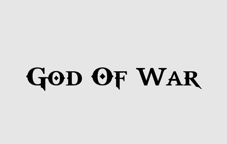 God of War Font Family Free Download