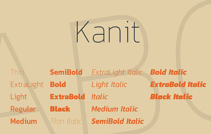 Kanit Font Free Download