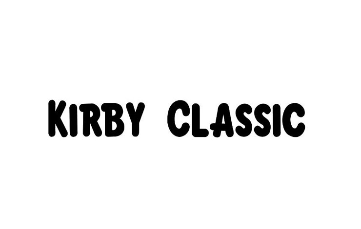 Kirby Classic Font Family Free Download