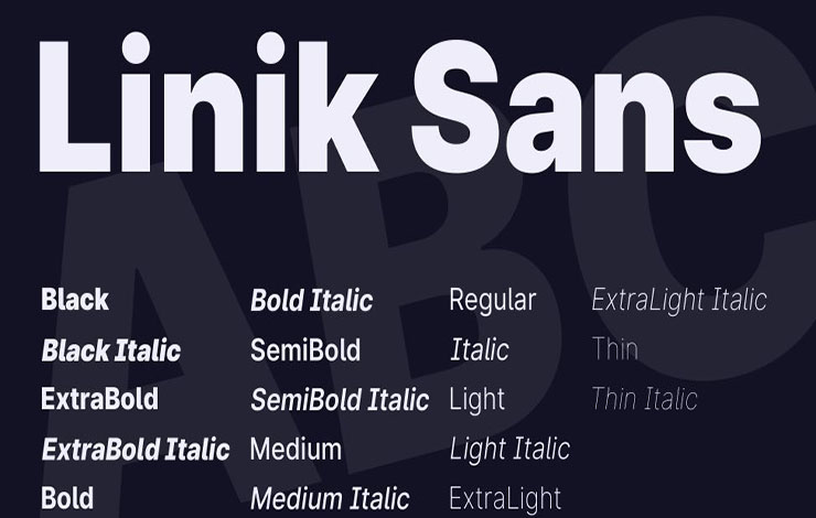 Linik Sans Font Free Download