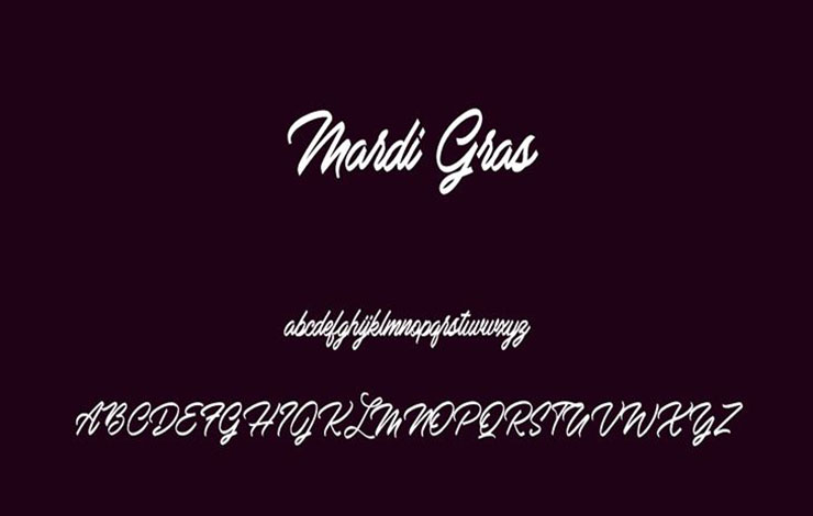 mardi gras font free