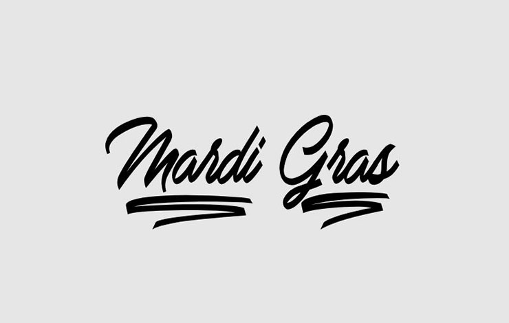 Mardi Gras Font Family Free Download