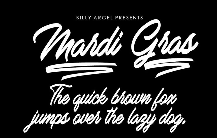 mardi gras font in word