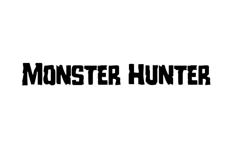 Monster Hunter Font Family Free Download