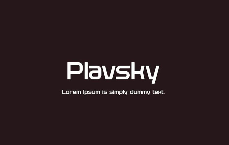 Plavsky Font Family Free Download