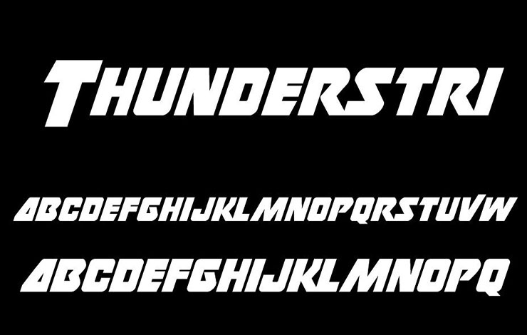 Thunderstrike Font Free Download