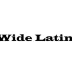 Wide Latin Font Family Free Download